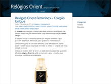 Tablet Screenshot of orient.relogiosshop.com
