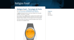 Desktop Screenshot of fossil.relogiosshop.com