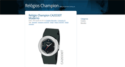 Desktop Screenshot of champion.relogiosshop.com