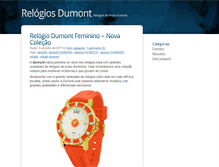 Tablet Screenshot of dumont.relogiosshop.com
